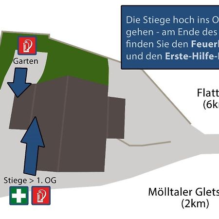 Gletscher Appartements Flattach Ngoại thất bức ảnh